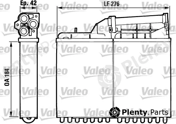 Valeo 883982 — Heat Exchanger, interior heating