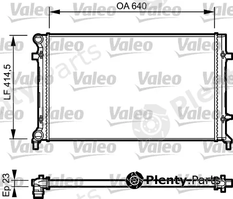 Valeo 734332 — Radiator, engine cooling