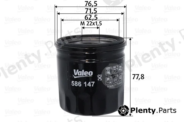 Valeo 586147 — Oil Filter