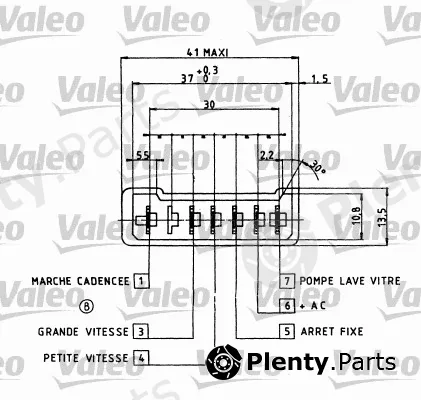 Valeo 251156 — Steering Column Switch