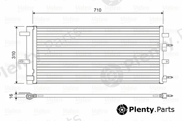 Valeo 822618 — Condenser, air conditioning