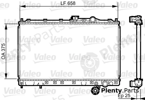 Valeo 731451 — Radiator, engine cooling