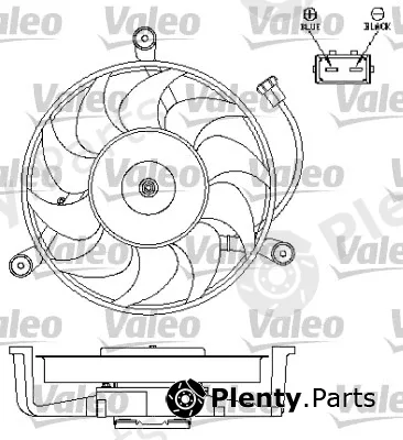 Valeo 696043 — Fan, engine cooling