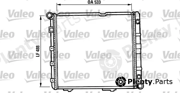 Valeo 819387 — Radiator, engine cooling