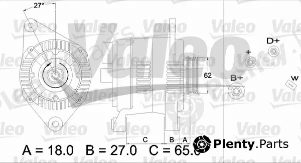 Valeo 436468 — Alternator VALEO RE-GEN REMANUFACTURED