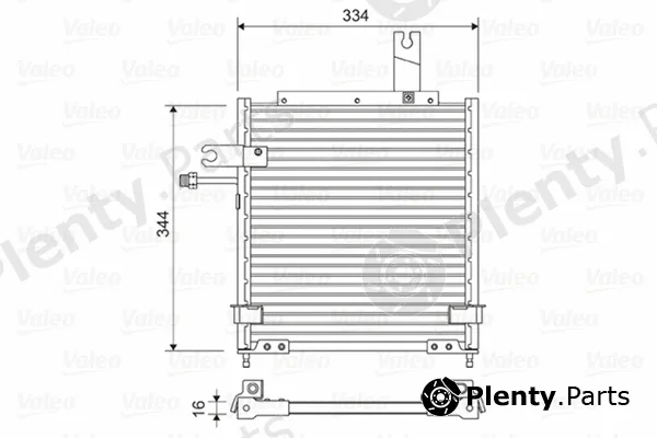 Valeo 814482 — Condenser, air conditioning