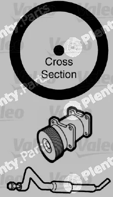 Valeo 509308 — Gasket, coolant pipe