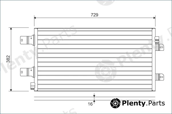 Valeo 814003 — Condenser, air conditioning