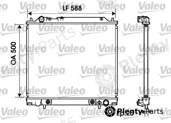 Valeo 734145 — Radiator, engine cooling
