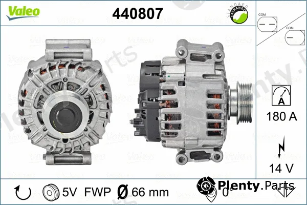 Valeo 440807 — Alternator VALEO RE-GEN REMANUFACTURED