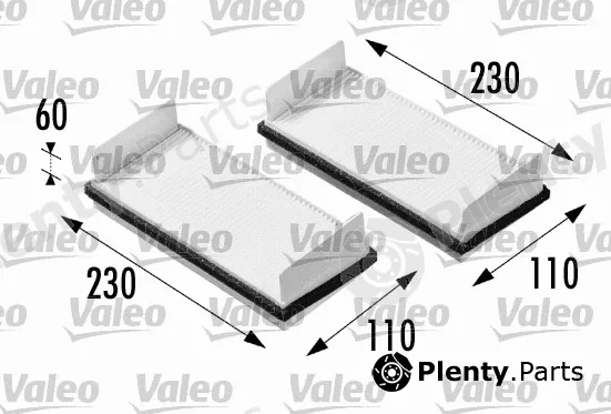 Valeo 698712 — Filter, cabin air VALEO ESSENTIAL