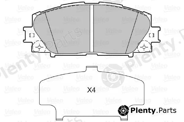 Valeo 601054 — Brake Pad Set, disc brake