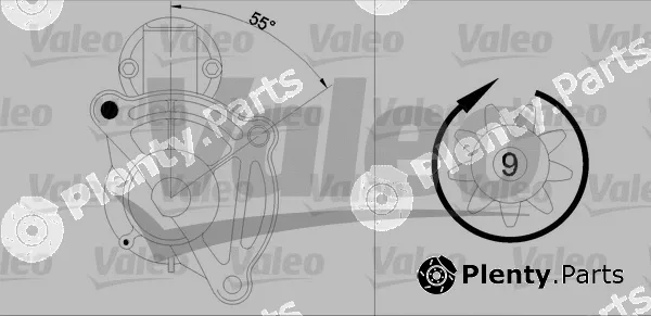 Valeo 455962 — Starter VALEO RE-GEN REMANUFACTURED