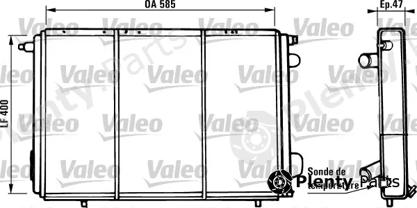 Valeo 730973 — Radiator, engine cooling