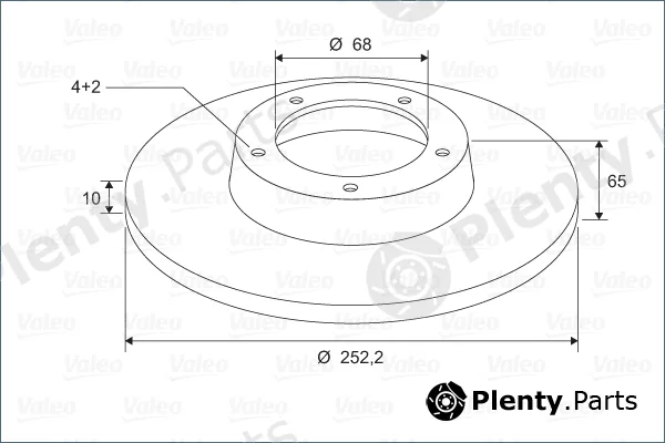 Valeo 297171 — Brake Disc