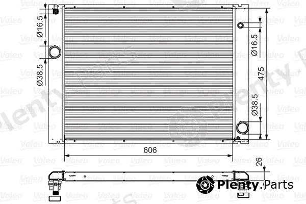 Valeo 734897 — Radiator, engine cooling
