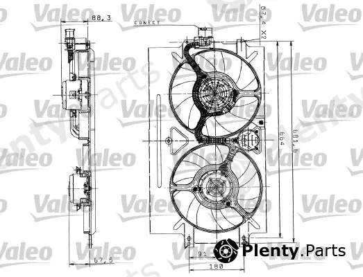 Valeo 698527 — Fan, engine cooling