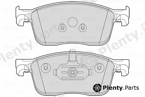 Valeo 601743 — Brake Pad Set, disc brake