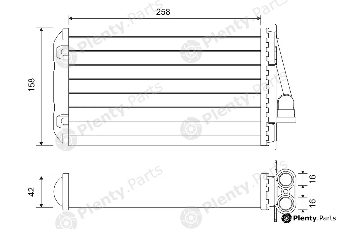 Valeo 812194 — Heat Exchanger, interior heating