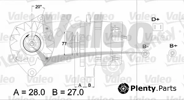 Valeo 433407 — Alternator VALEO RE-GEN REMANUFACTURED