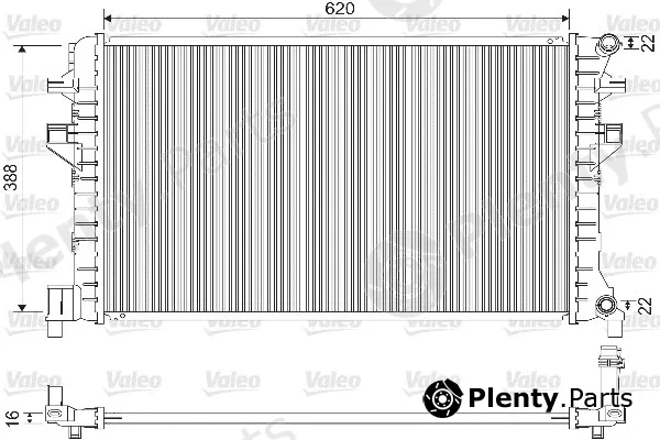 Valeo 733121 — Radiator, engine cooling