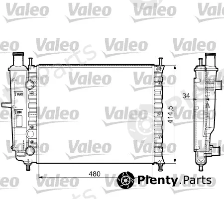 Valeo 732788 — Radiator, engine cooling
