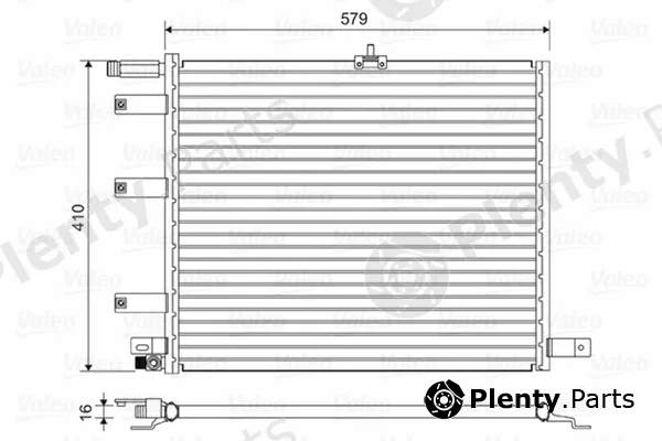 Valeo 814490 — Condenser, air conditioning