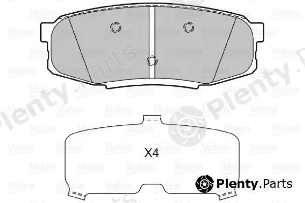 Valeo 601340 — Brake Pad Set, disc brake