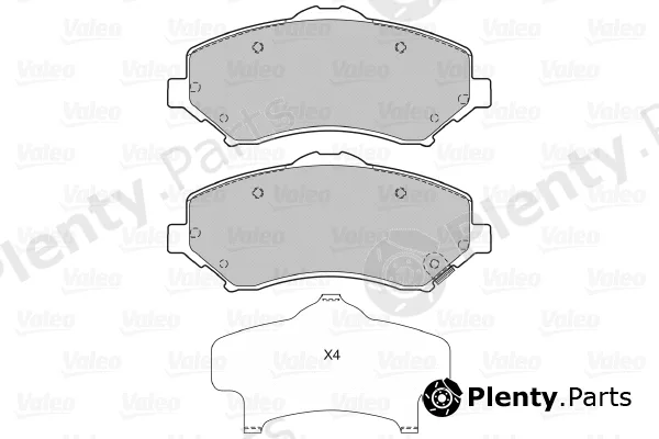 Valeo 601475 — Brake Pad Set, disc brake