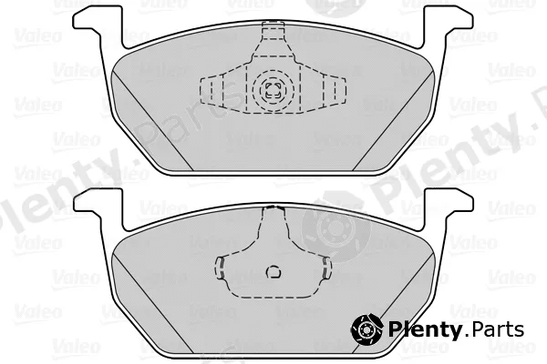 Valeo 302317 — Brake Pad Set, disc brake FIRST