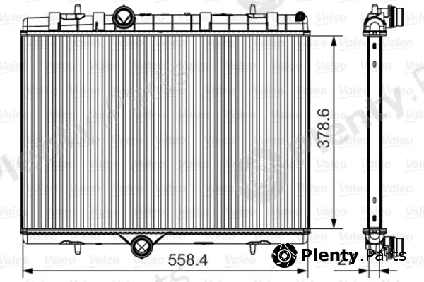Valeo 735630 — Radiator, engine cooling