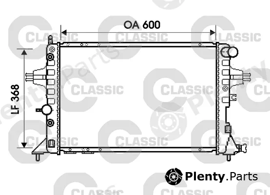 Valeo 234388 — Radiator, engine cooling VALEO CLASSIC