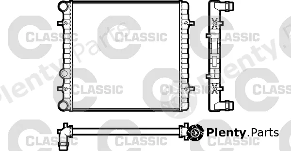 Valeo 231606 — Radiator, engine cooling VALEO CLASSIC