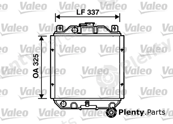 Valeo 732489 — Radiator, engine cooling