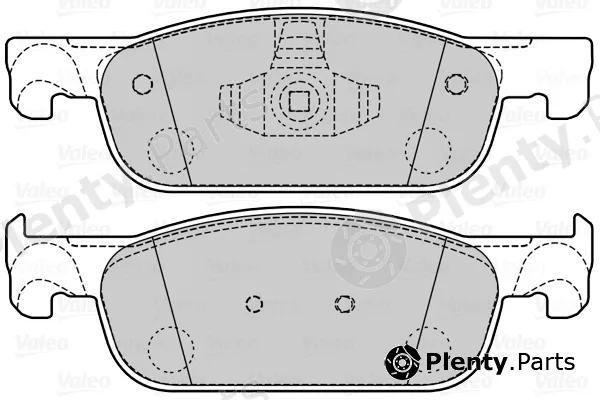 Valeo 670600 — Brake Pad Set, disc brake