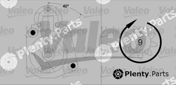 Valeo 458190 — Starter VALEO RE-GEN REMANUFACTURED