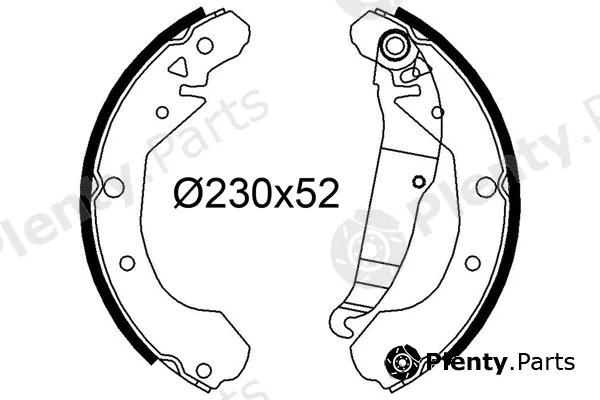 Valeo 564338 — Brake Shoe Set
