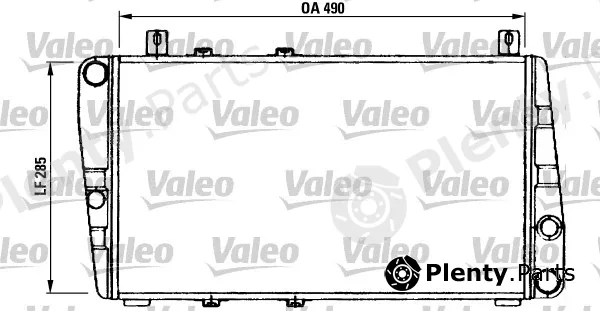 Valeo 730375 — Radiator, engine cooling