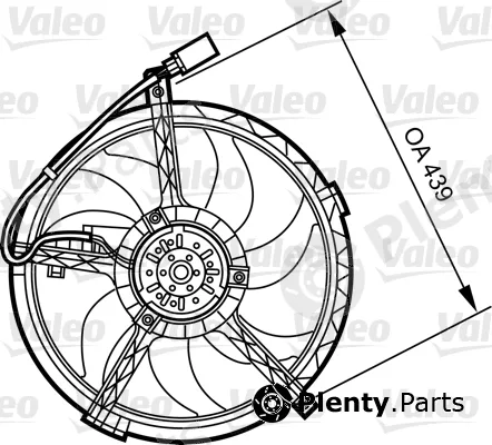Valeo 696379 — Fan, engine cooling