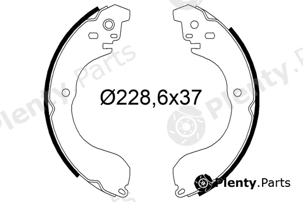 Valeo 564296 — Brake Shoe Set