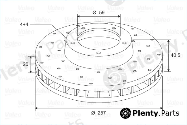 Valeo 886153 — Brake Disc