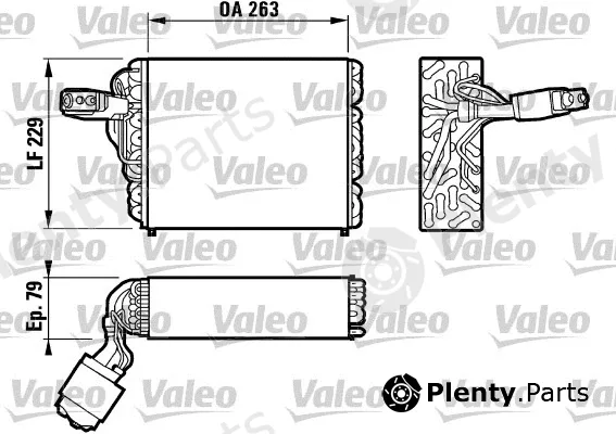 Valeo 817109 — Evaporator, air conditioning