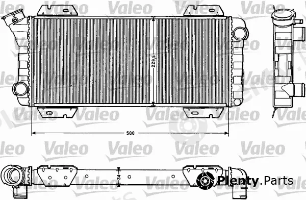 Valeo 883955 — Radiator, engine cooling