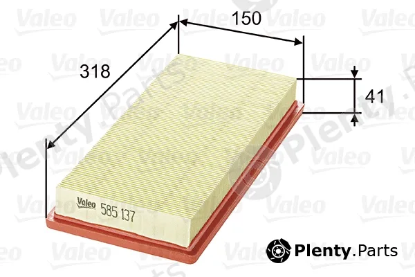 Valeo 585137 — Air Filter