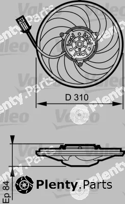 Valeo 696367 — Fan, engine cooling
