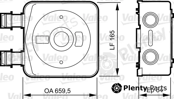 Valeo 818890 — Oil Cooler, engine oil