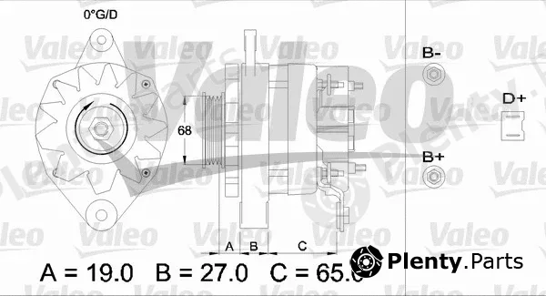 Valeo 433420 — Alternator VALEO RE-GEN REMANUFACTURED