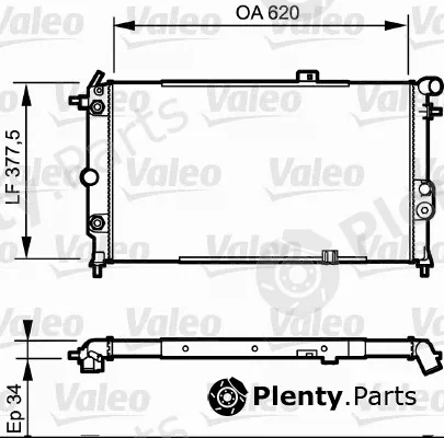 Valeo 731175 — Radiator, engine cooling