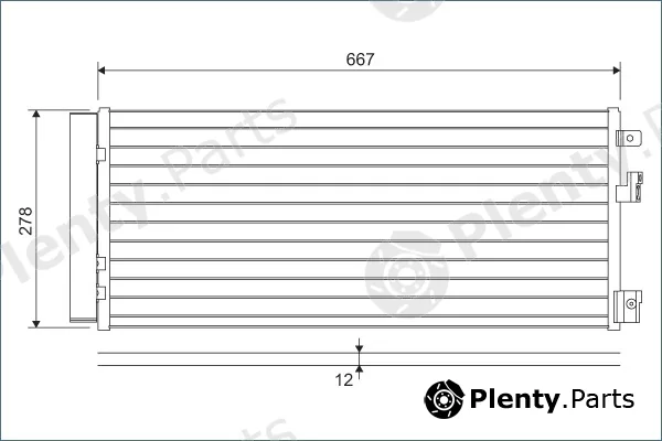 Valeo 822574 — Condenser, air conditioning