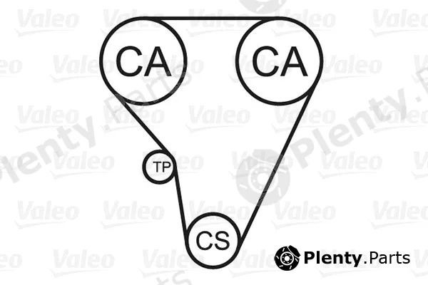 Valeo 614558 — Water Pump & Timing Belt Kit